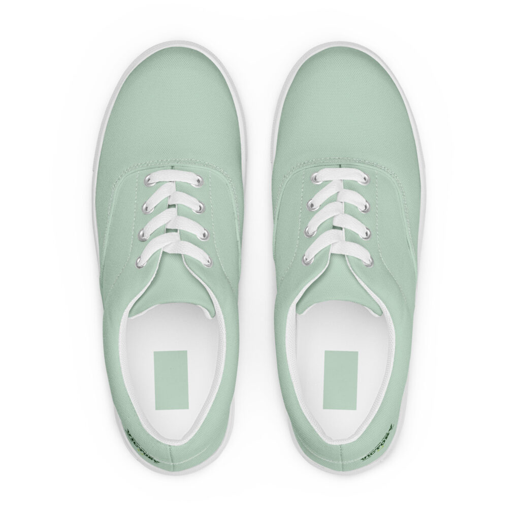 Women’s lace-up canvas shoes